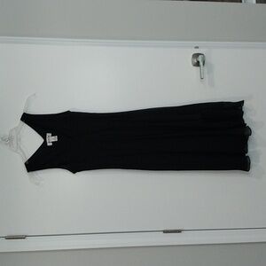 926 Alfani silk black polka dot sleeveless dress